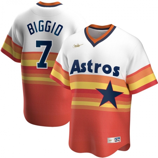 Men Houston Astros 7 Craig Biggio Nike Home Cooperstown Collection Player MLB Jersey White Men Houston Astros 7 Craig Biggio Nike Home Cooperstown Collection Player MLB Jersey White