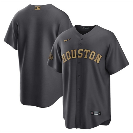 Men Houston Astros Blank 2022 All Star CharcoalCool Base Stitched Baseball Jersey Men Houston Astros Blank 2022 All Star CharcoalCool Base Stitched Baseball Jersey