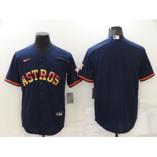 Men Houston Astros Blank 2022 Navy Cool Base Stitched Jerse Men Houston Astros Blank 2022 Navy Cool Base Stitched Jerse