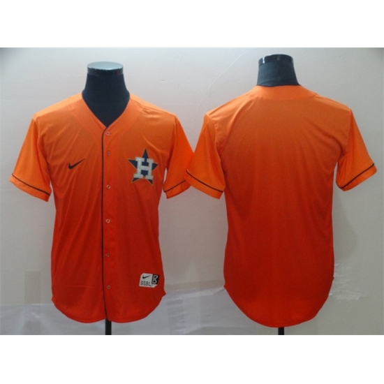 Men Houston Astros Blank Orange Fade Stitched Baseball Jersey Men Houston Astros Blank Orange Fade Stitched Baseball Jersey