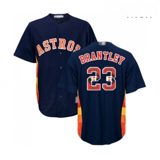 Mens Houston Astros 23 Michael Brantley Authentic Navy Blue Team Logo Fashion Cool Base Baseball Jersey Mens Houston Astros 23 Michael Brantley Authentic Navy Blue Team Logo Fashion Cool Base Baseball Jersey