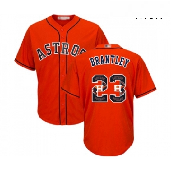 Mens Houston Astros 23 Michael Brantley Authentic Orange Team Logo Fashion Cool Base Baseball Jersey Mens Houston Astros 23 Michael Brantley Authentic Orange Team Logo Fashion Cool Base Baseball Jersey