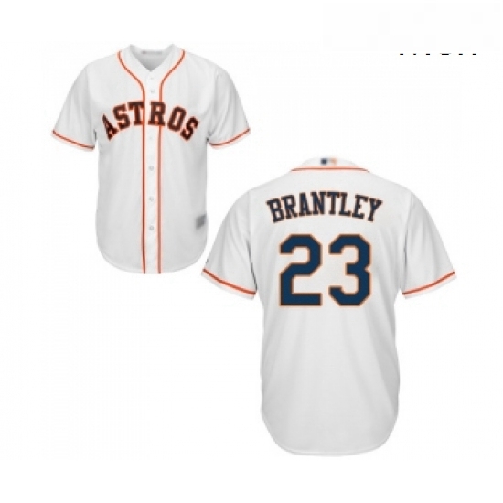 Mens Houston Astros 23 Michael Brantley Replica White Home Cool Base Baseball Jersey Mens Houston Astros 23 Michael Brantley Replica White Home Cool Base Baseball Jersey