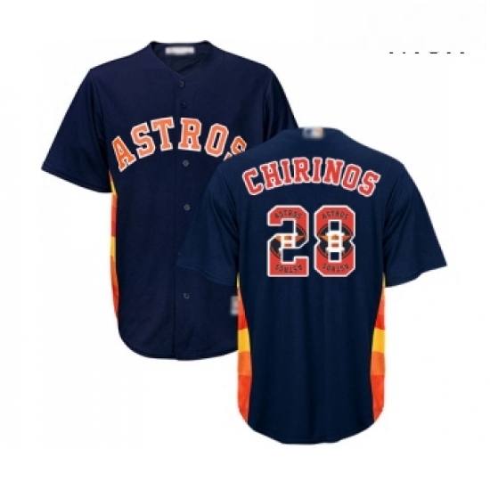 Mens Houston Astros 28 Robinson Chirinos Authentic Navy Blue Team Logo Fashion Cool Base Baseball Jersey Mens Houston Astros 28 Robinson Chirinos Authentic Navy Blue Team Logo Fashion Cool Base Baseball Jersey