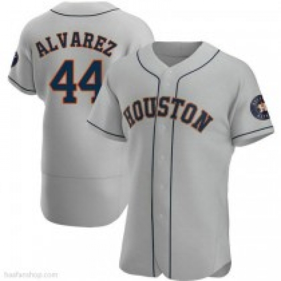 Mens Houston Astros #44 Yordan Alvarez Authentic Gray Road Jerseys Mens Houston Astros #44 Yordan Alvarez Authentic Gray Road Jerseys