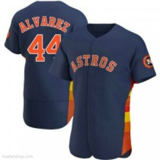 Mens Houston Astros #44 Yordan Alvarez Authentic Navy Alternate Jerseys Mens Houston Astros #44 Yordan Alvarez Authentic Navy Alternate Jerseys
