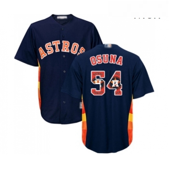 Mens Houston Astros 54 Roberto Osuna Authentic Navy Blue Team Logo Fashion Cool Base Baseball Jersey Mens Houston Astros 54 Roberto Osuna Authentic Navy Blue Team Logo Fashion Cool Base Baseball Jersey