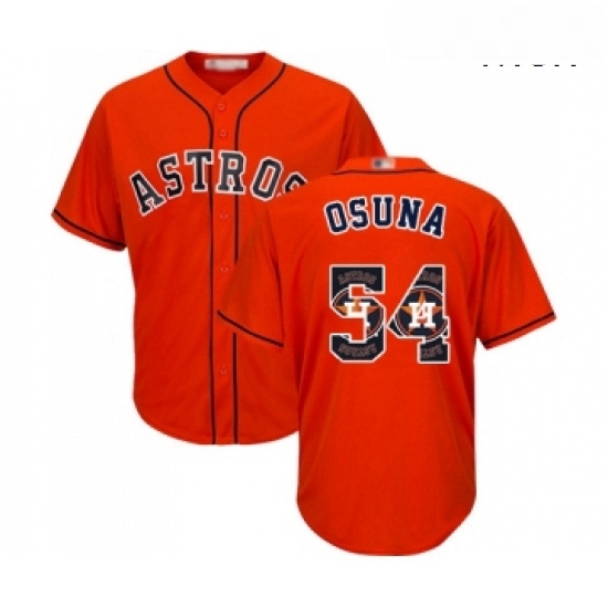 Mens Houston Astros 54 Roberto Osuna Authentic Orange Team Logo Fashion Cool Base Baseball Jersey Mens Houston Astros 54 Roberto Osuna Authentic Orange Team Logo Fashion Cool Base Baseball Jersey