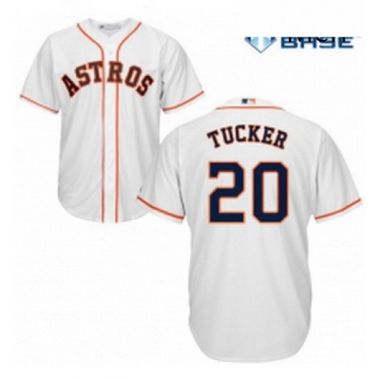 Mens Majestic Houston Astros 20 Preston Tucker Replica White Home Cool Base MLB Jersey Mens Majestic Houston Astros 20 Preston Tucker Replica White Home Cool Base MLB Jersey