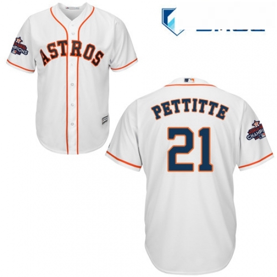 Mens Majestic Houston Astros 21 Andy Pettitte Replica White Home 2017 World Series Champions Cool Base MLB Jersey Mens Majestic Houston Astros 21 Andy Pettitte Replica White Home 2017 World Series Champions Cool Base MLB Jersey
