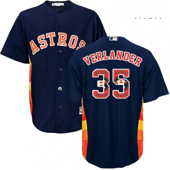 Mens Majestic Houston Astros 35 Justin Verlander Authentic Navy Blue Team Logo Fashion Cool Base MLB Jersey Mens Majestic Houston Astros 35 Justin Verlander Authentic Navy Blue Team Logo Fashion Cool Base MLB Jersey
