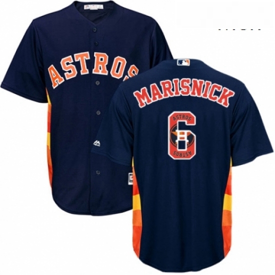 Mens Majestic Houston Astros 6 Jake Marisnick Authentic Navy Blue Team Logo Fashion Cool Base MLB Jersey Mens Majestic Houston Astros 6 Jake Marisnick Authentic Navy Blue Team Logo Fashion Cool Base MLB Jersey