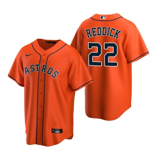 Mens Nike Houston Astros 22 Josh Reddick Orange Alternate Stitched Baseball Jerse Mens Nike Houston Astros 22 Josh Reddick Orange Alternate Stitched Baseball Jerse