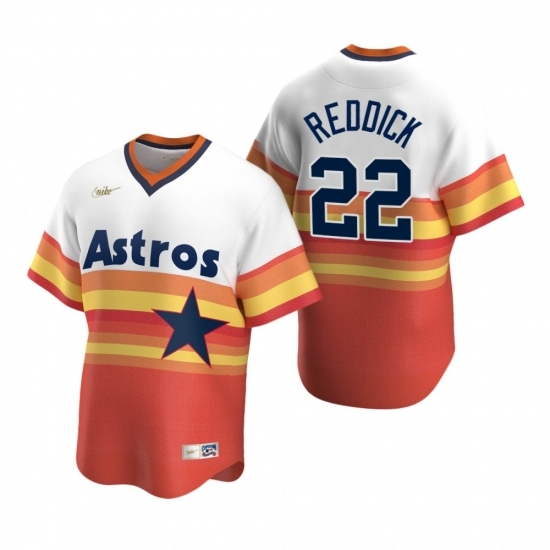 Mens Nike Houston Astros 22 Josh Reddick White Orange Cooperstown Collection Home Stitched Baseball Jerse Mens Nike Houston Astros 22 Josh Reddick White Orange Cooperstown Collection Home Stitched Baseball Jerse