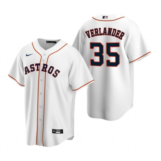 Mens Nike Houston Astros 35 Justin Verlander White Home Stitched Baseball Jersey Mens Nike Houston Astros 35 Justin Verlander White Home Stitched Baseball Jersey