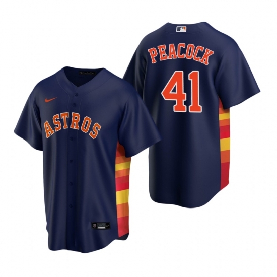 Mens Nike Houston Astros 41 Brad Peacock Navy Alternate Stitched Baseball Jersey Mens Nike Houston Astros 41 Brad Peacock Navy Alternate Stitched Baseball Jersey