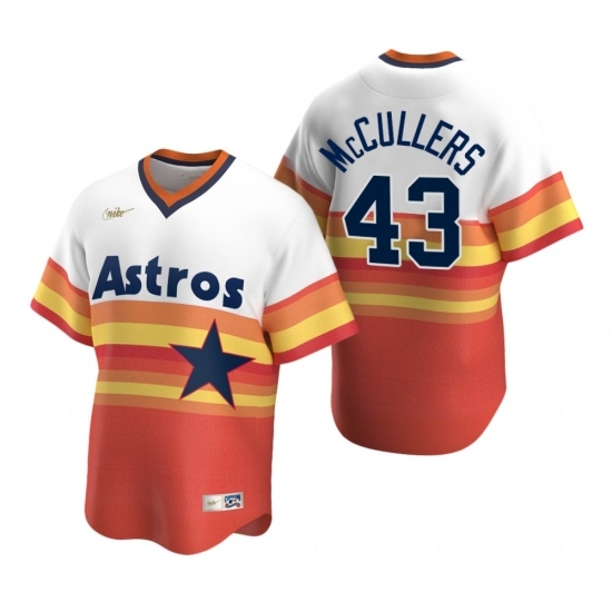 Mens Nike Houston Astros 43 Lance McCullers White Orange Cooperstown Collection Home Stitched Baseball Jerse Mens Nike Houston Astros 43 Lance McCullers White Orange Cooperstown Collection Home Stitched Baseball Jerse