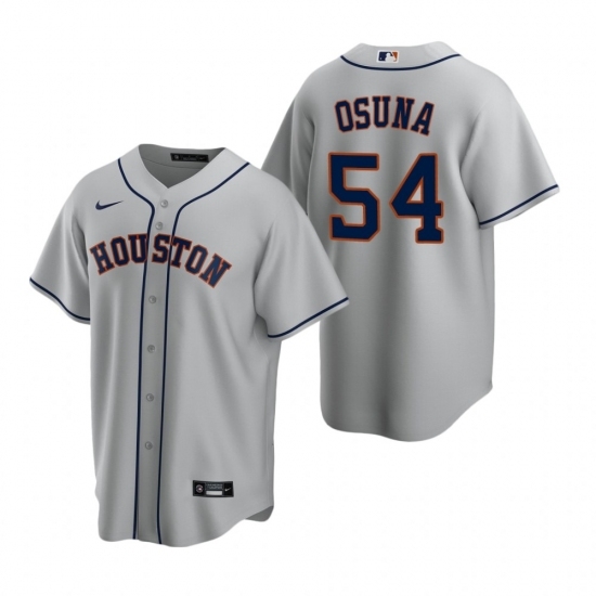 Mens Nike Houston Astros 54 Roberto Osuna Gray Road Stitched Baseball Jersey Mens Nike Houston Astros 54 Roberto Osuna Gray Road Stitched Baseball Jersey