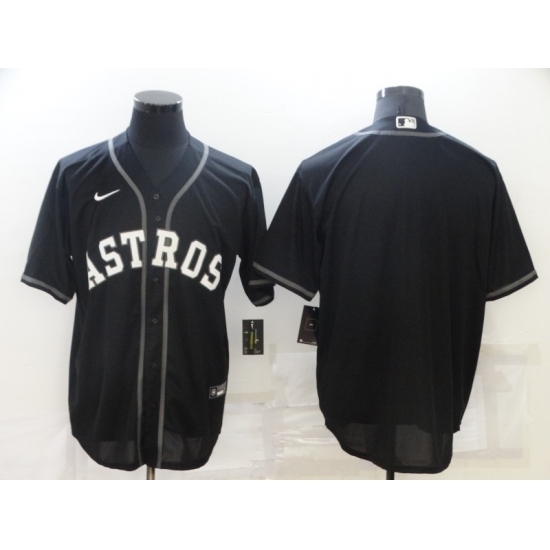 Men's Nike Houston Astros Blank Black Game Alternate Stitched Baseball Jersey Men's Nike Houston Astros Blank Black Game Alternate Stitched Baseball Jersey