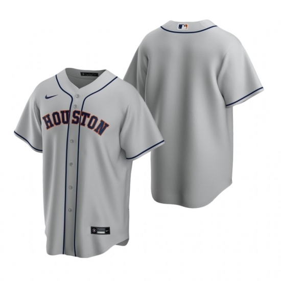 Mens Nike Houston Astros Blank Gray Road Stitched Baseball Jersey Mens Nike Houston Astros Blank Gray Road Stitched Baseball Jersey