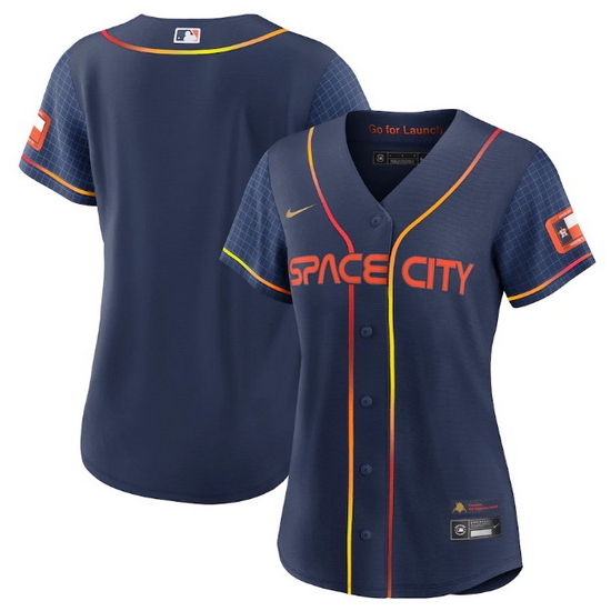Women Houston Astros Blank 2022 Navy City Connect Stitched Jersey Women Houston Astros Blank 2022 Navy City Connect Stitched Jersey