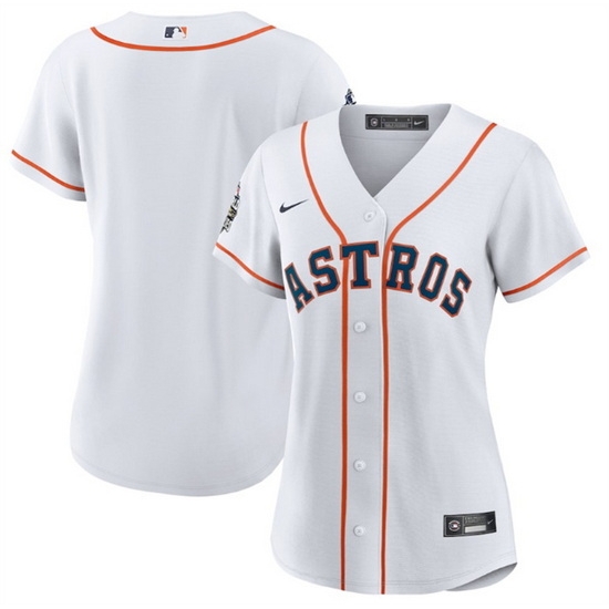 Women Houston Astros Blank White 2022 World Series Cool Base Stitched Baseball Jersey Women Houston Astros Blank White 2022 World Series Cool Base Stitched Baseball Jersey