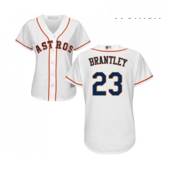 Womens Houston Astros 23 Michael Brantley Authentic White Home Cool Base Baseball Jersey Womens Houston Astros 23 Michael Brantley Authentic White Home Cool Base Baseball Jersey