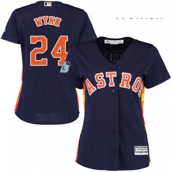Womens Majestic Houston Astros 24 Jimmy Wynn Authentic Navy Blue Alternate Cool Base MLB Jersey Womens Majestic Houston Astros 24 Jimmy Wynn Authentic Navy Blue Alternate Cool Base MLB Jersey