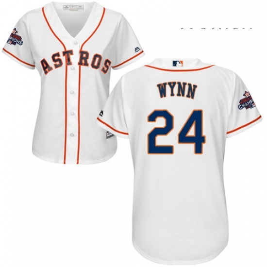 Womens Majestic Houston Astros 24 Jimmy Wynn Replica White Home 2017 World Series Champions Cool Base MLB Jersey Womens Majestic Houston Astros 24 Jimmy Wynn Replica White Home 2017 World Series Champions Cool Base MLB Jersey