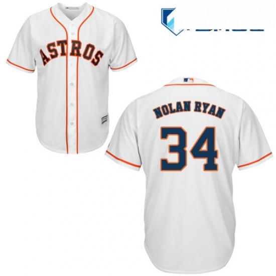 Womens Majestic Houston Astros 34 Nolan Ryan Authentic White Home Cool Base MLB Jersey Womens Majestic Houston Astros 34 Nolan Ryan Authentic White Home Cool Base MLB Jersey