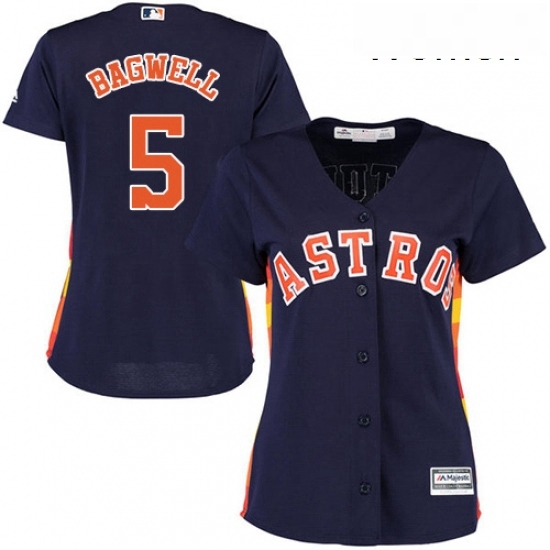 Womens Majestic Houston Astros 5 Jeff Bagwell Replica Navy Blue Alternate Cool Base MLB Jersey Womens Majestic Houston Astros 5 Jeff Bagwell Replica Navy Blue Alternate Cool Base MLB Jersey