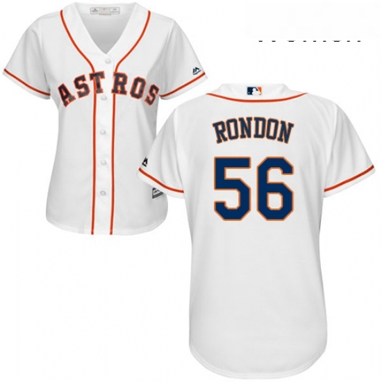 Womens Majestic Houston Astros 56 Hector Rondon Authentic White Home Cool Base MLB Jersey Womens Majestic Houston Astros 56 Hector Rondon Authentic White Home Cool Base MLB Jersey