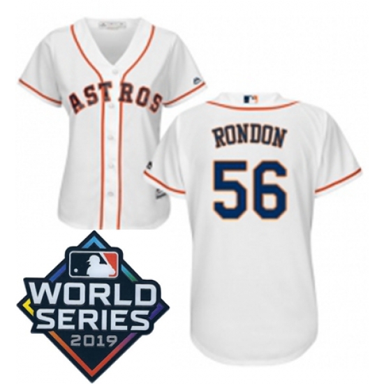 Womens Majestic Houston Astros 56 Hector Rondon White Home Cool Base Sitched 2019 World Series Patch jersey Womens Majestic Houston Astros 56 Hector Rondon White Home Cool Base Sitched 2019 World Series Patch jersey