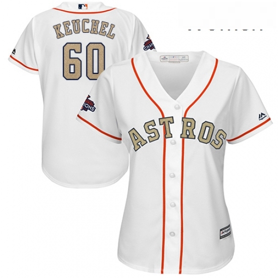 Womens Majestic Houston Astros 60 Dallas Keuchel Authentic White 2018 Gold Program Cool Base MLB Jersey Womens Majestic Houston Astros 60 Dallas Keuchel Authentic White 2018 Gold Program Cool Base MLB Jersey