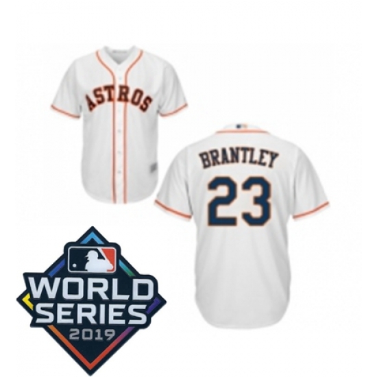 Youth Houston Astros 23 Michael Brantley White Home Cool Base Baseball jersey Youth Houston Astros 23 Michael Brantley White Home Cool Base Baseball jersey