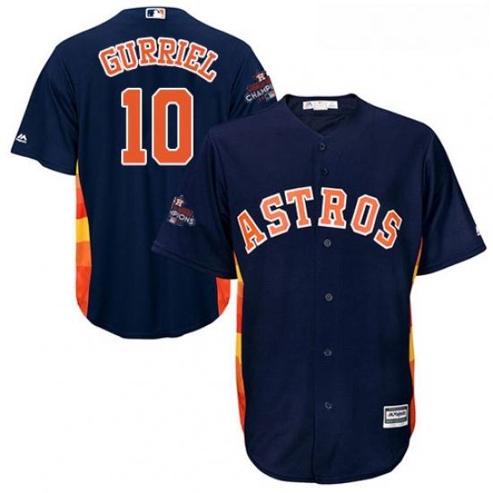 Youth Majestic Houston Astros 10 Yuli Gurriel Authentic Navy Blue Alternate 2017 World Series Champions Cool Base MLB Jersey Youth Majestic Houston Astros 10 Yuli Gurriel Authentic Navy Blue Alternate 2017 World Series Champions Cool Base MLB Jersey