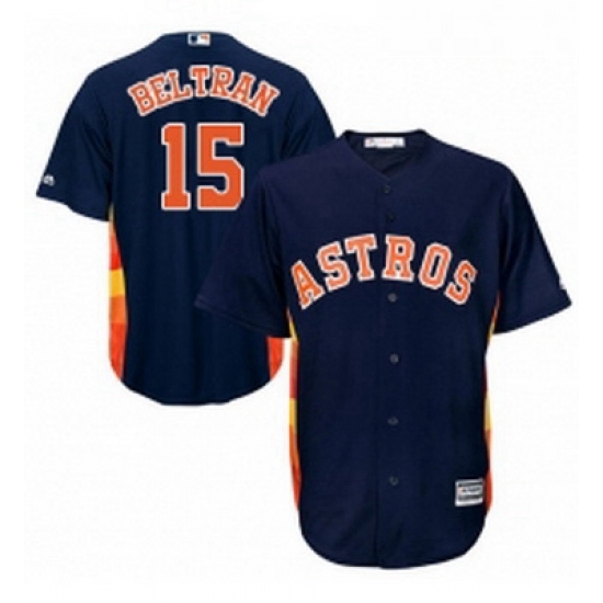Youth Majestic Houston Astros 15 Carlos Beltran Replica Navy Blue Alternate Cool Base MLB Jersey Youth Majestic Houston Astros 15 Carlos Beltran Replica Navy Blue Alternate Cool Base MLB Jersey