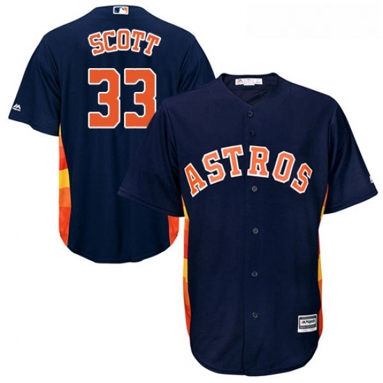 Youth Majestic Houston Astros 33 Mike Scott Replica Navy Blue Alternate Cool Base MLB Jersey Youth Majestic Houston Astros 33 Mike Scott Replica Navy Blue Alternate Cool Base MLB Jersey