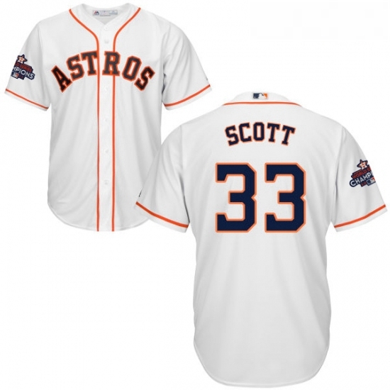 Youth Majestic Houston Astros 33 Mike Scott Replica White Home 2017 World Series Champions Cool Base MLB Jersey Youth Majestic Houston Astros 33 Mike Scott Replica White Home 2017 World Series Champions Cool Base MLB Jersey