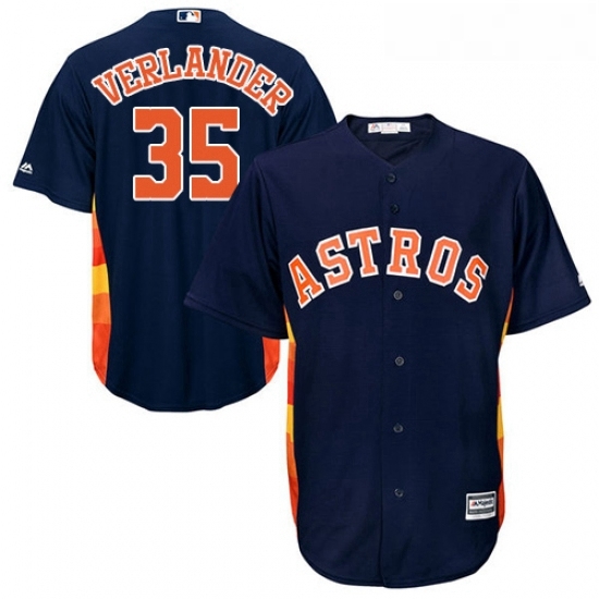 Youth Majestic Houston Astros 35 Justin Verlander Authentic Navy Blue Alternate Cool Base MLB Jersey Youth Majestic Houston Astros 35 Justin Verlander Authentic Navy Blue Alternate Cool Base MLB Jersey