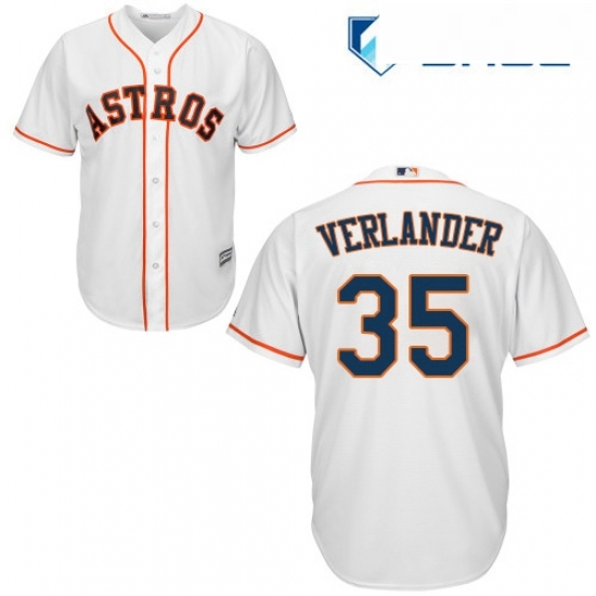 Youth Majestic Houston Astros 35 Justin Verlander Authentic White Home Cool Base MLB Jersey Youth Majestic Houston Astros 35 Justin Verlander Authentic White Home Cool Base MLB Jersey