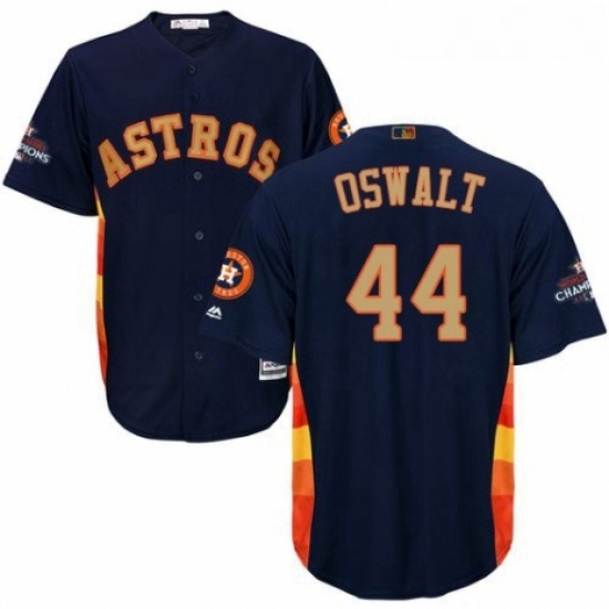 Youth Majestic Houston Astros 44 Roy Oswalt Authentic Navy Blue Alternate 2018 Gold Program Cool Base MLB Jersey Youth Majestic Houston Astros 44 Roy Oswalt Authentic Navy Blue Alternate 2018 Gold Program Cool Base MLB Jersey
