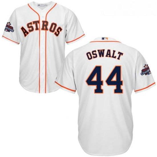 Youth Majestic Houston Astros 44 Roy Oswalt Replica White Home 2017 World Series Champions Cool Base MLB Jersey Youth Majestic Houston Astros 44 Roy Oswalt Replica White Home 2017 World Series Champions Cool Base MLB Jersey