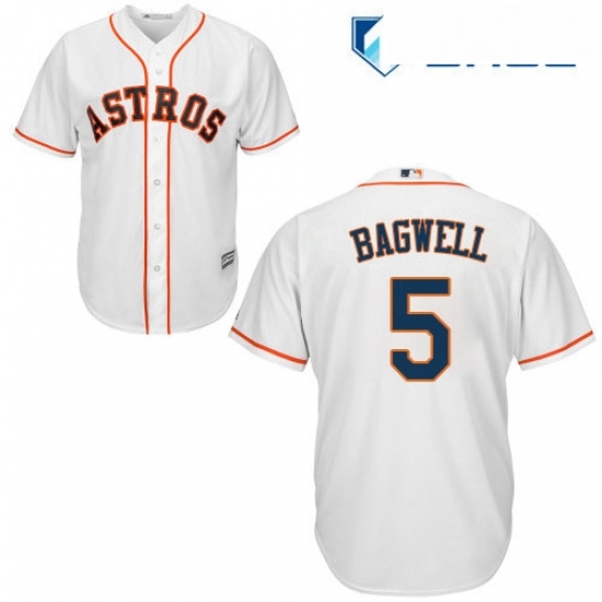 Youth Majestic Houston Astros 5 Jeff Bagwell Authentic White Home Cool Base MLB Jersey Youth Majestic Houston Astros 5 Jeff Bagwell Authentic White Home Cool Base MLB Jersey