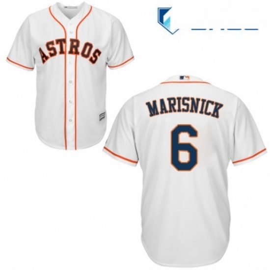 Youth Majestic Houston Astros 6 Jake Marisnick Authentic White Home Cool Base MLB Jersey Youth Majestic Houston Astros 6 Jake Marisnick Authentic White Home Cool Base MLB Jersey