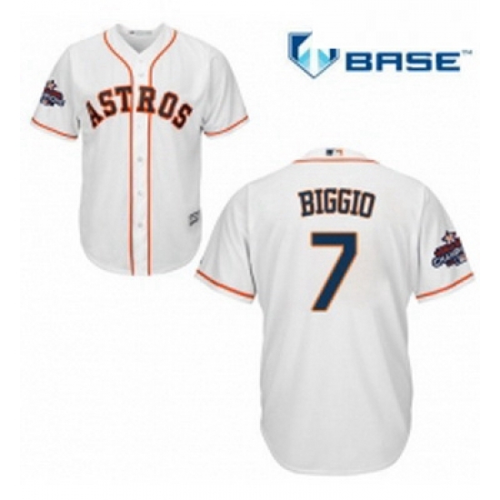 Youth Majestic Houston Astros 7 Craig Biggio Replica White Home 2017 World Series Champions Cool Base MLB Jersey Youth Majestic Houston Astros 7 Craig Biggio Replica White Home 2017 World Series Champions Cool Base MLB Jersey