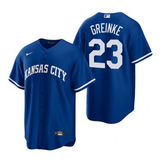 Men Kansas City Royals 23 Zack Greinke Royal Cool Base Stitched jersey Men Kansas City Royals 23 Zack Greinke Royal Cool Base Stitched jersey
