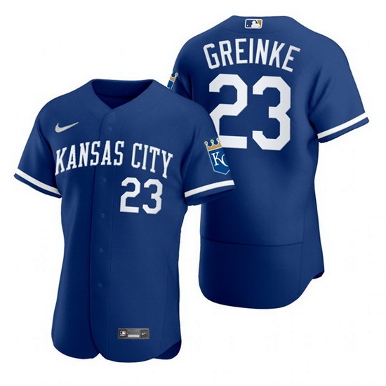 Men Kansas City Royals 23 Zack Greinke Royal Flex Base Stitched jersey Men Kansas City Royals 23 Zack Greinke Royal Flex Base Stitched jersey