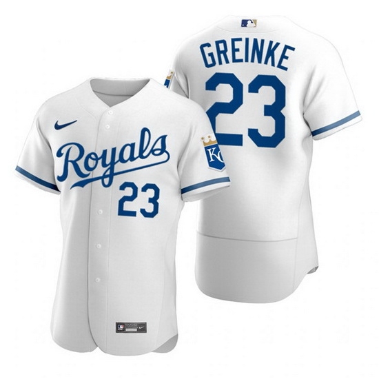 Men Kansas City Royals 23 Zack Greinke White Flex Base Stitched jersey Men Kansas City Royals 23 Zack Greinke White Flex Base Stitched jersey