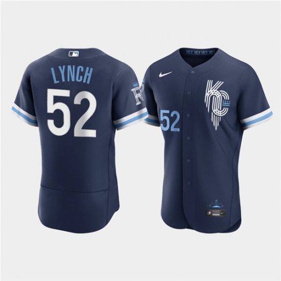 Men Kansas City Royals 52 Daniel Lynch 2022 Navy City Connect Flex Base Stitched MLB jersey Men Kansas City Royals 52 Daniel Lynch 2022 Navy City Connect Flex Base Stitched MLB jersey